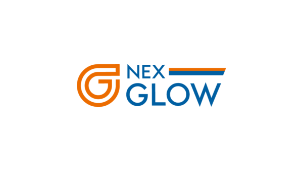 業務システムのロゴ「NEX GLOW」