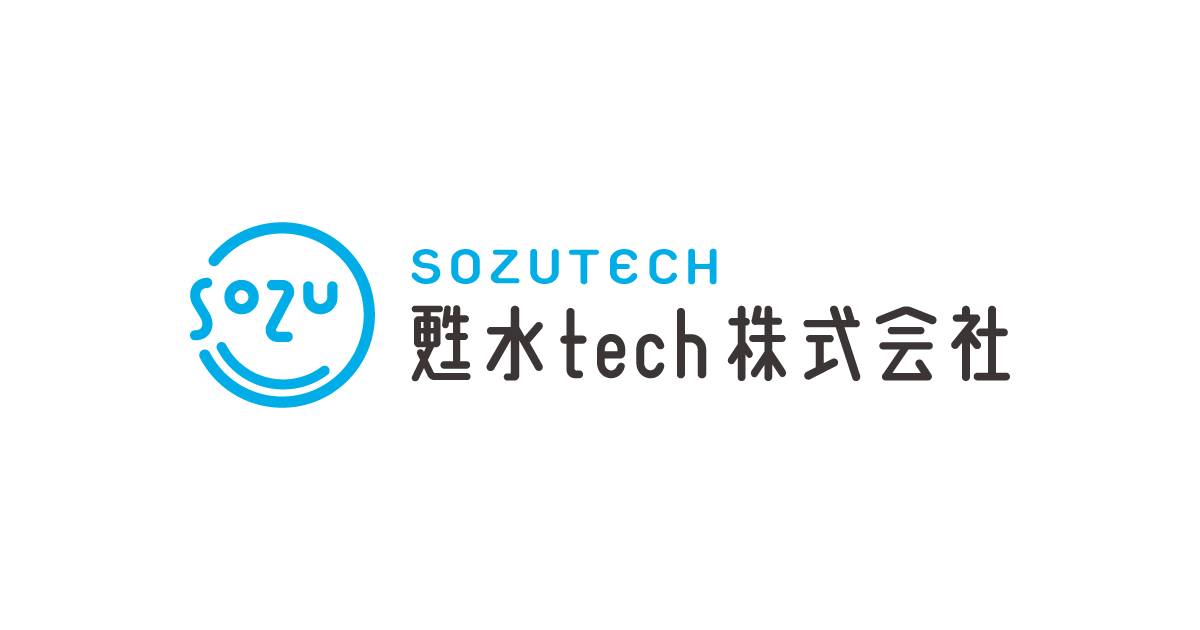 水処理エンジニアリング企業のロゴ「甦水tech（ソズテック）」