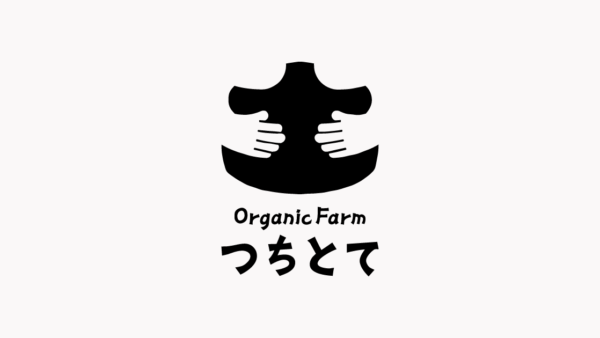 有機農家のロゴ「Organic Farm つちとて」