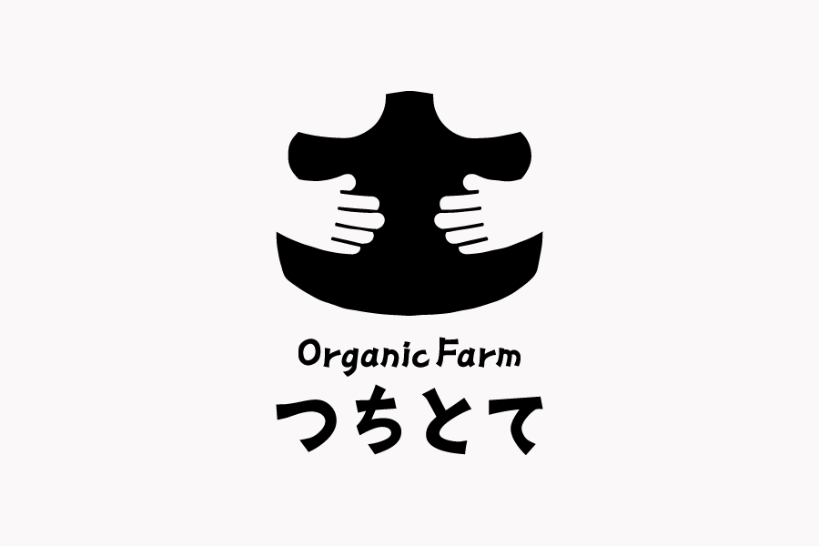 Organic Farm つちとてのロゴ