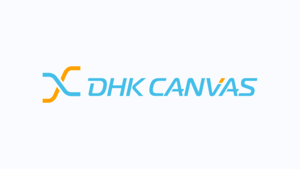 コールセンター業務自動化サービスのロゴ「DHK CANVAS」