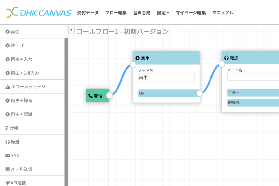 DHK CANVAS操作画面