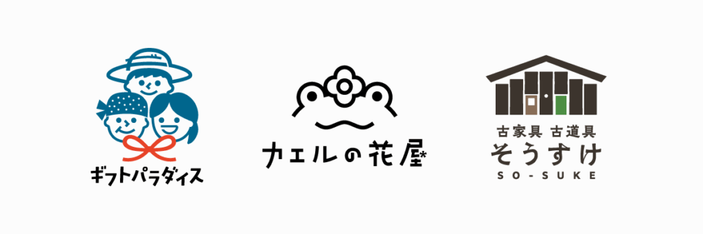 実在モチーフのロゴ事例
